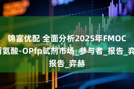 锦富优配 全面分析2025年FMOC-丙氨酸-OPfp试剂市场_参与者_报告_弈赫